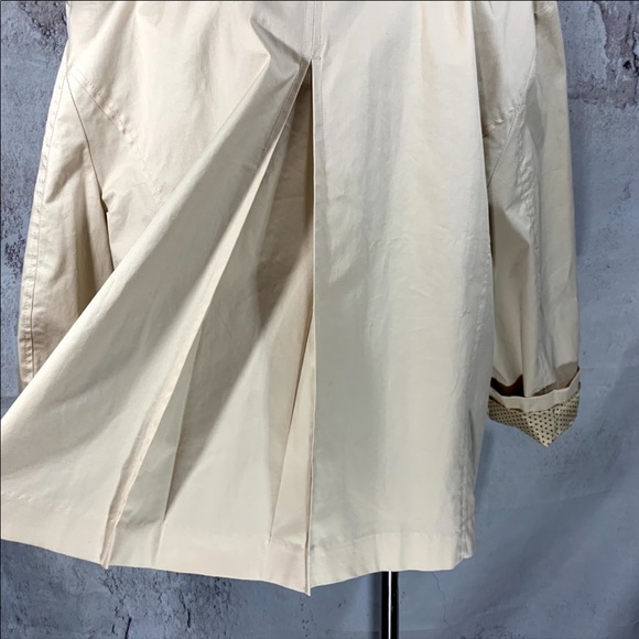 NWT Studio Works Coat Jacket Women’s XL Cream Lined Water Resistant Maternity - Picture 6 of 7